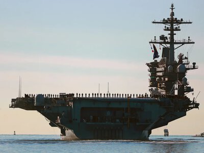The United States is sending the USS George Washington aircraft carrier to the Middle East following problems with the Abraham Lincoln