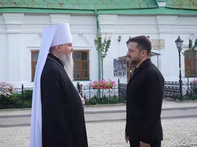 Zelenskyy opened the exhibition Spiritual Treasures of the Nation marking the 975th anniversary of the Kyiv Pechersk Lavra