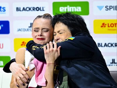 Ukrainian gymnast Onofriichuk wins gold at the World Rhythmic Gymnastics Championships