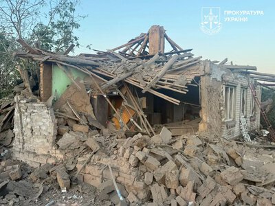 Five people and 15 houses were affected in Izium after Russian attacks