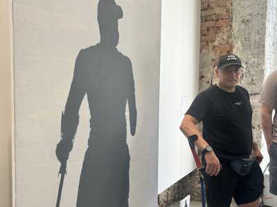 Lviv opens Oleh Tistol exhibition featuring soldiers’ shadows as symbols of memory