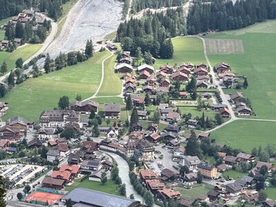 Permafrost thaw threatens a rockslide above a Swiss village