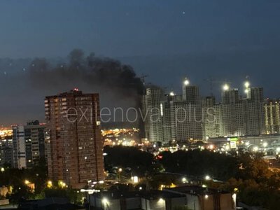 A large-scale UAV attack and fires at civilian facilities were recorded in the Moscow region