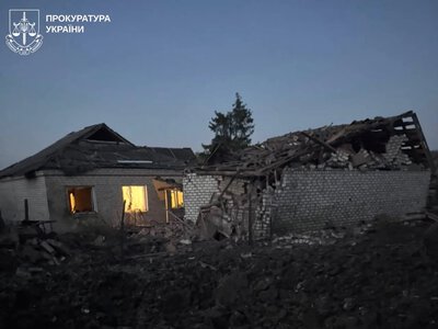 The Russian army struck Izium with a Tornado-S system, injuring five people, including a child