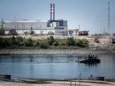 Hungary restarts its sole nuclear power plant at full capacity after barges became stranded on the shallow Danube