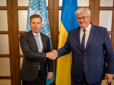 Sybiga called for increased pressure on Russia during a meeting with the UN Deputy Secretary-General