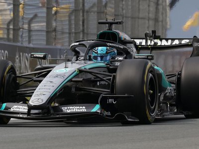 Dutch GP Sprint Qualifying: George Russell claims pole position with title rivals Kimi Antonelli, Lewis Hamilton on back foot