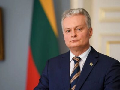 State Flag Day - Nausėda spoke Ukrainian in Kyiv