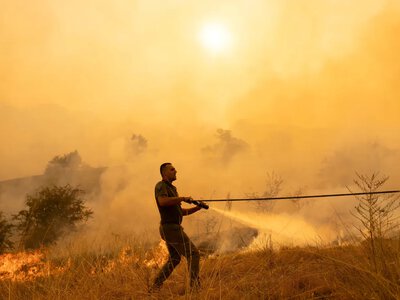 The EU has sent helicopters and firefighters to Serbia because of large-scale fires