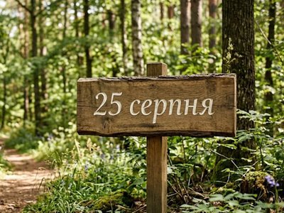 What is celebrated on August 25 in Ukraine and around the world