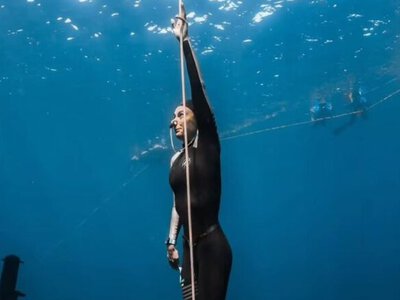 Ukrainian freediver Sadurska wins another gold at CMAS 2026 World Championship