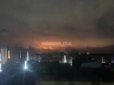 An oil refinery was likely attacked in Russia's Kstovo