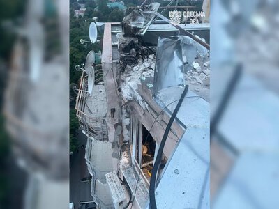 Odesa region was under attack by the Russian Federation for more than 7 hours: a high-rise building and infrastructure were damaged