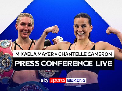 Mayer vs Cameron: Free live stream of press conference ahead of Saturday fight night in Birmingham
