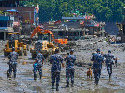 Drones deployed in Nepal to search for people affected by the flood
