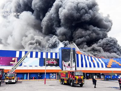 In Zaporizhzhia, the number of people injured in the Russian strike on a shopping center has risen to five