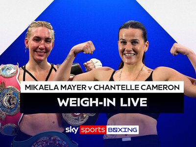 Mikaela Mayer vs Chantelle Cameron: Free live stream of weigh-in ahead of Saturday's super welterweight titles in Birmingham