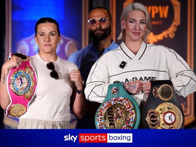 Mayer vs Cameron: Mikaela Mayer and Chantelle Cameron split by security after clashing at fiery weigh-in