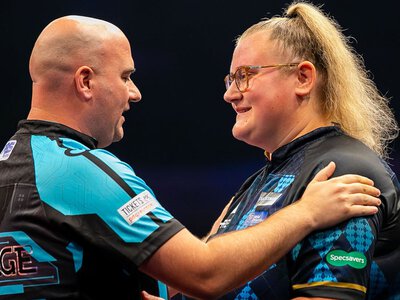 Hungarian Darts Trophy: Beau Greaves just loses out to Rob Cross in last-leg decider on European Tour debut