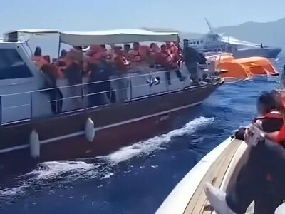 A ferry capsized off Cyprus — 159 of the 267 people on board were rescued