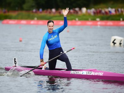 Luzan won gold at the World Championships in the 200-metre canoe single