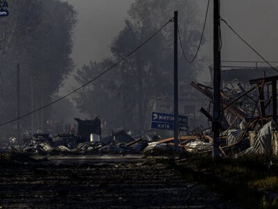 Myla, Kyiv region, after Russian strike and ammunition detonation: Rubryka photo report