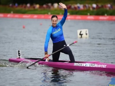 Ukraine's Liudmyla Luzan wins world championship gold in Olympic canoeing event