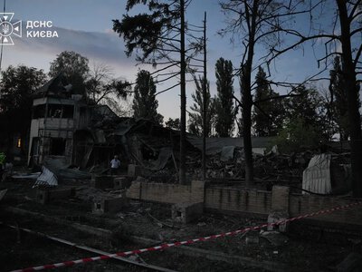 The overnight attack on Kyiv claimed the lives of 8 people, including 3 children among the 5 injured
