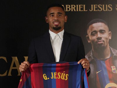 Gabriel Jesus: Arsenal forward completes Barcelona transfer in £8.6m deal on Deadline Day