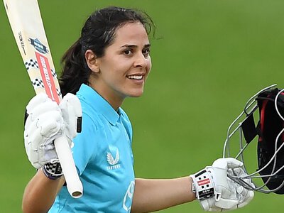 England beat Ireland in first ODI as Maia Bouchier scores century in team's highest run chase in the format