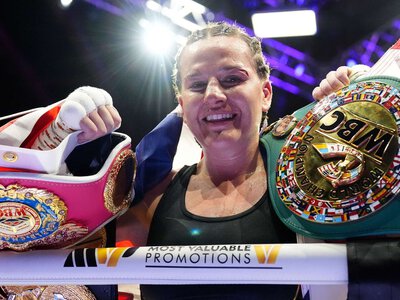 Chantelle Cameron says talks are 'advanced' to fight Claressa Shields following victory over Mikaela Mayer 