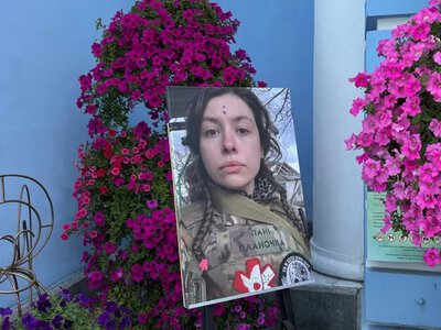 Kyiv says farewell to Hospitallers paramedic Eva Reuter, killed in Russian double-tap strike