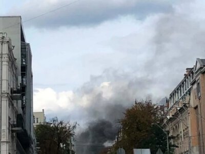 Drone hits non-residential building in Kyiv's Shevchenkivskyi district, injuring nine