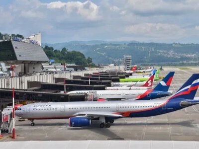 Aircraft refueling was restricted at Sochi airport after an attack on an oil depot