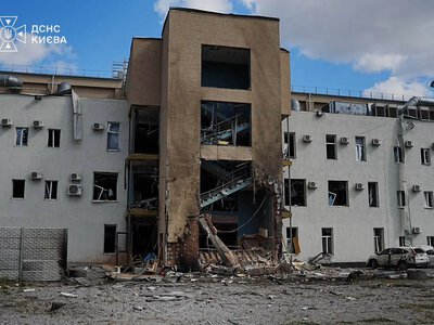The Russians struck the We Are Ukraine and We Are Ukraine+ TV channels with a Shahed drone; there are casualties.