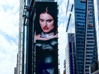 Spotify shows Ukrainian singer TUCHA’s photo on Times Square digital billboard as EQUAL ambassador