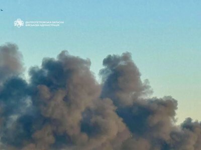 The enemy continues to attack Ukraine: in the capital, a drone crashed into an office building, while warehouses are ablaze in Dnipro