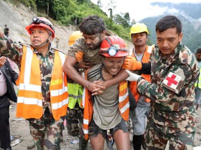 A Nepalese man recounted how he survived for 9 days, trapped in a dark tunnel without food after a devastating flood