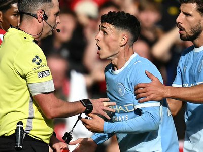 Phil Foden sent off in Manchester derby: Bruno Fernandes role criticised by Roy Keane and Micah Richards