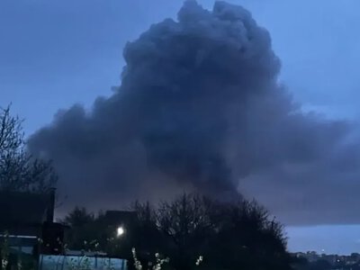 Taganrog suffered a massive missile attack; an Ozon warehouse was damaged and fires broke out