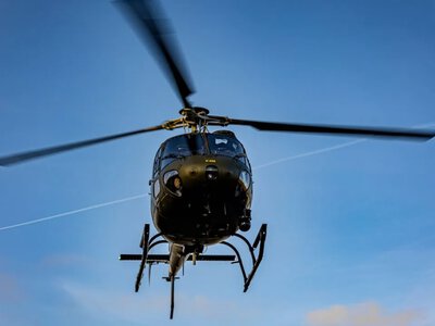 A Russian frigate fired signal flares at a helicopter of the Danish Armed Forces