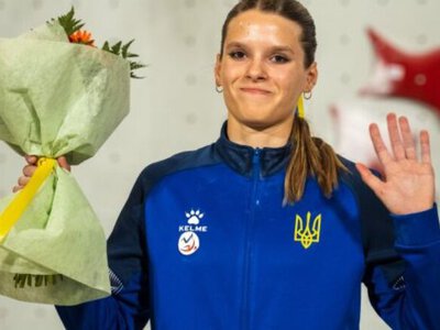 Ukrainian Khalkevych wins her second silver of the season in Climbing World Series