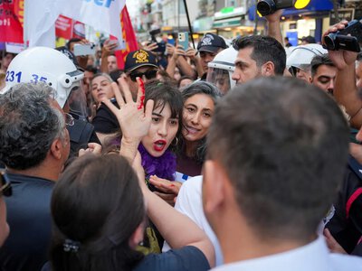 In Turkey, at least 150 people were detained at a protest against the arrests of LGBTQ+ people