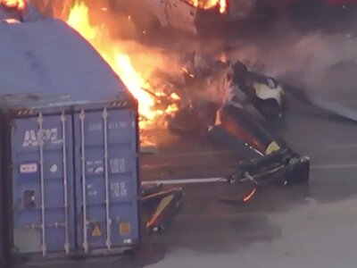The NBC4 helicopter crashed during a live broadcast in Los Angeles: three people were killed