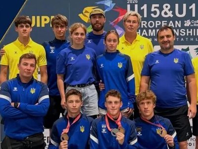 Ukrainian modern pentathletes won two medals at the U19 European Championships
