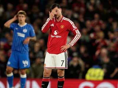 Man Utd 2-3 Brighton: Michael Carrick's side collapse from 2-0 up to exit Carabao Cup at the first hurdle once again