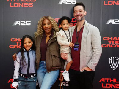 Serena Williams rarely appears in public with her entire family; this time, she came with her husband and two daughters