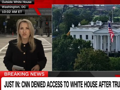 CNN and MS NOW journalists barred from the White House after Trump's ban