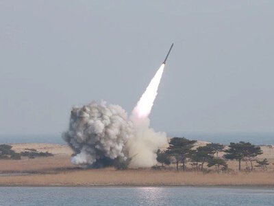 North Korea launched a ballistic missile toward the East Sea