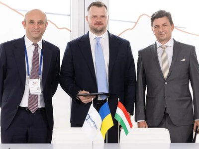 Naftogaz and MOL to build fuel storage facilities for Ukraine in Hungary